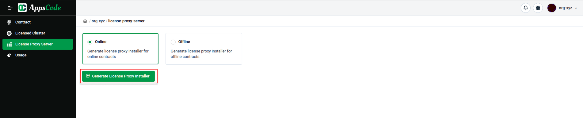 Online Installer